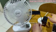Quạt sạc đa năng Comet CRF1406 -BQ