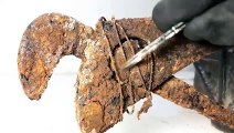 Vintage Ultra Rusty Adjustable Wrench Restoration video.