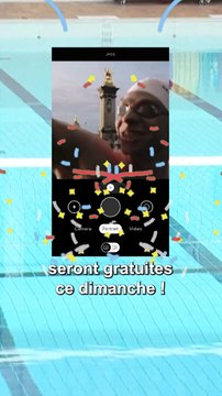 Paris : les piscines sont gratuites ce dimanche