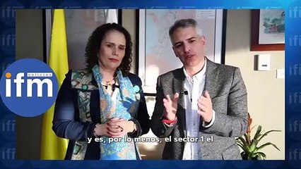 Gobernador y ministra de transporte da noticia del Túnel del Toyo
