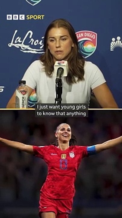 Alex Morgan's message to young girls   #AlexMorgan #WomensFootball #USA