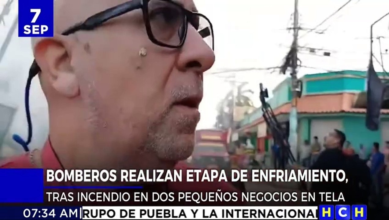 ¡Lamentable! Voraz incendio redujo a cenizas varios puestos comerciales en el Centro de Tela