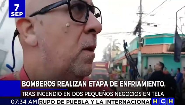 ¡Lamentable! Voraz incendio redujo a cenizas varios puestos comerciales en el Centro de Tela