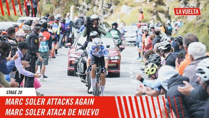 Marc Soler attacks again  - Stage 20 - La Vuelta 2024