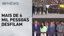 Tarcísio de Freitas e Ricardo Nunes acompanham evento de Dia da Independência em SP