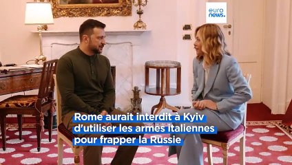 "Nous ne devons pas baisser les bras" : Meloni réitère le soutien de l'Italie à l'Ukraine