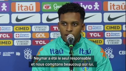 Brésil - Rodrygo : "Neymar a sa place garantie dans cette équipe mais en attendant..."