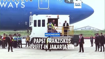 Asien- und Ozeanienreise des Papstes: Franziskus trifft in Jakarta ein