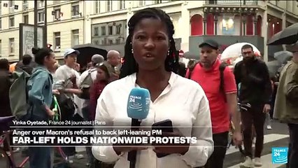 'Denial of democracy': Protesters rally against Macron across France