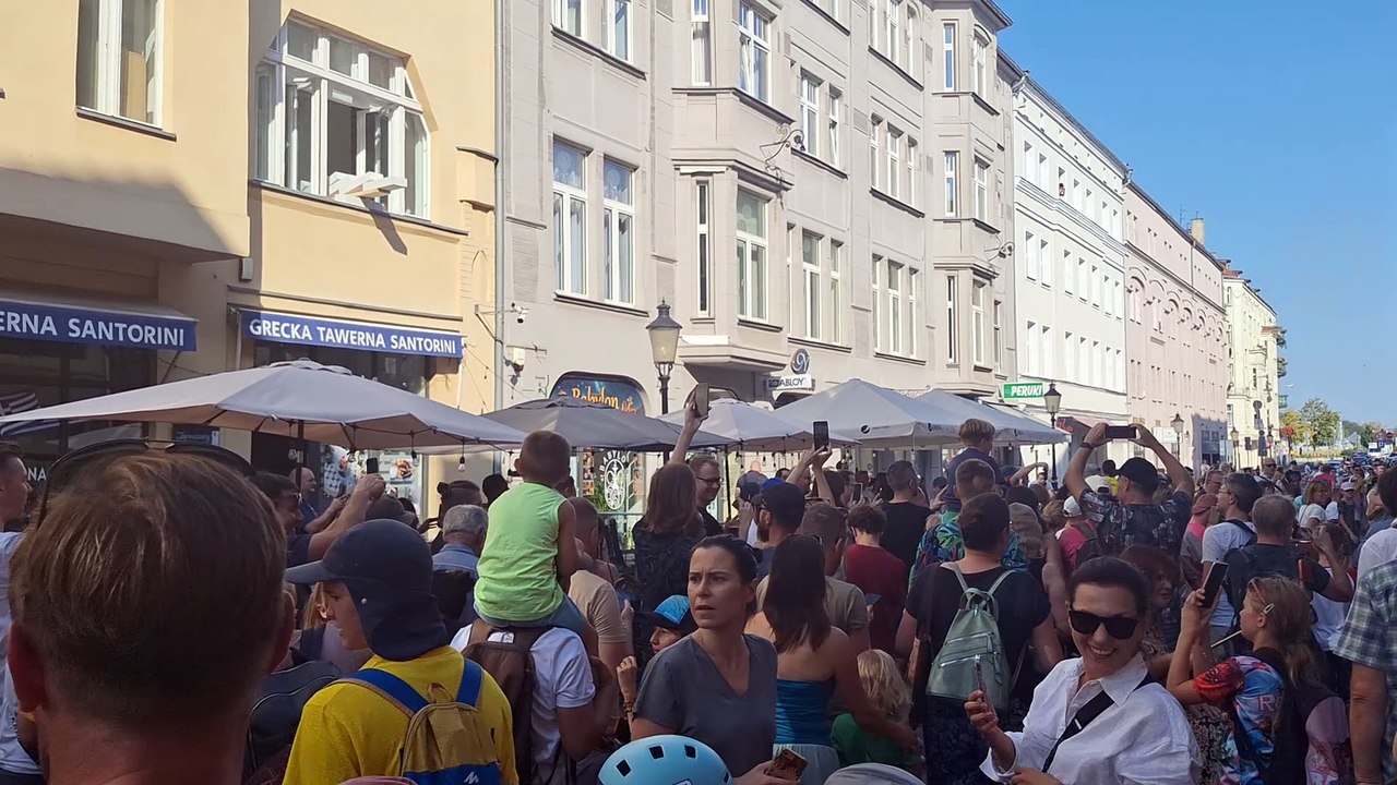 Domino na rozpoczęciu Malta Festival
