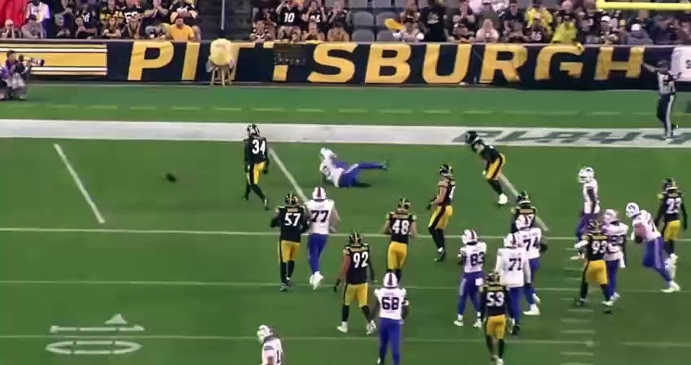 Keon Coleman's drop against the Steelers in the preseason.