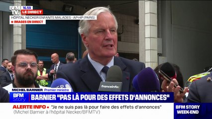Michel Barnier: "La santé sera une priorité du gouvernement"