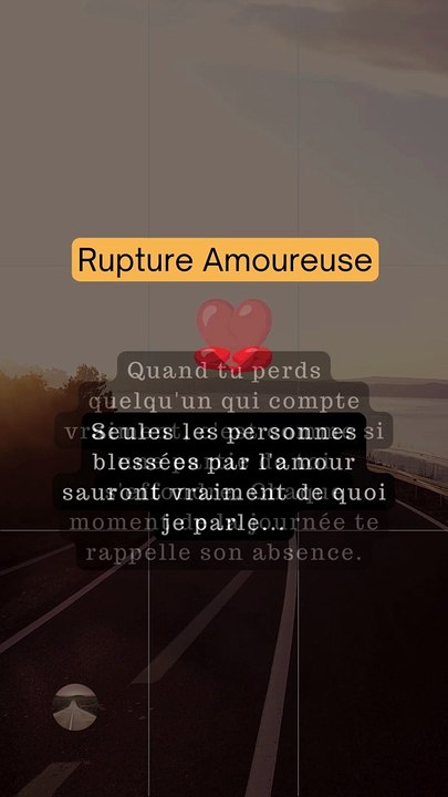 Se reconstruire après une rupture est un processus long