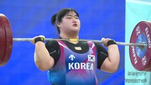 박혜정, 올림픽 뒤 첫 국제대회서 2위...합계 286kg 기록 / YTN