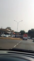 : Capotamento deixa vítima ferida na Avenida Guanabara, em Umuarama