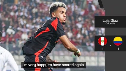 Luis Diaz 'very happy' to contribute to Colombia again