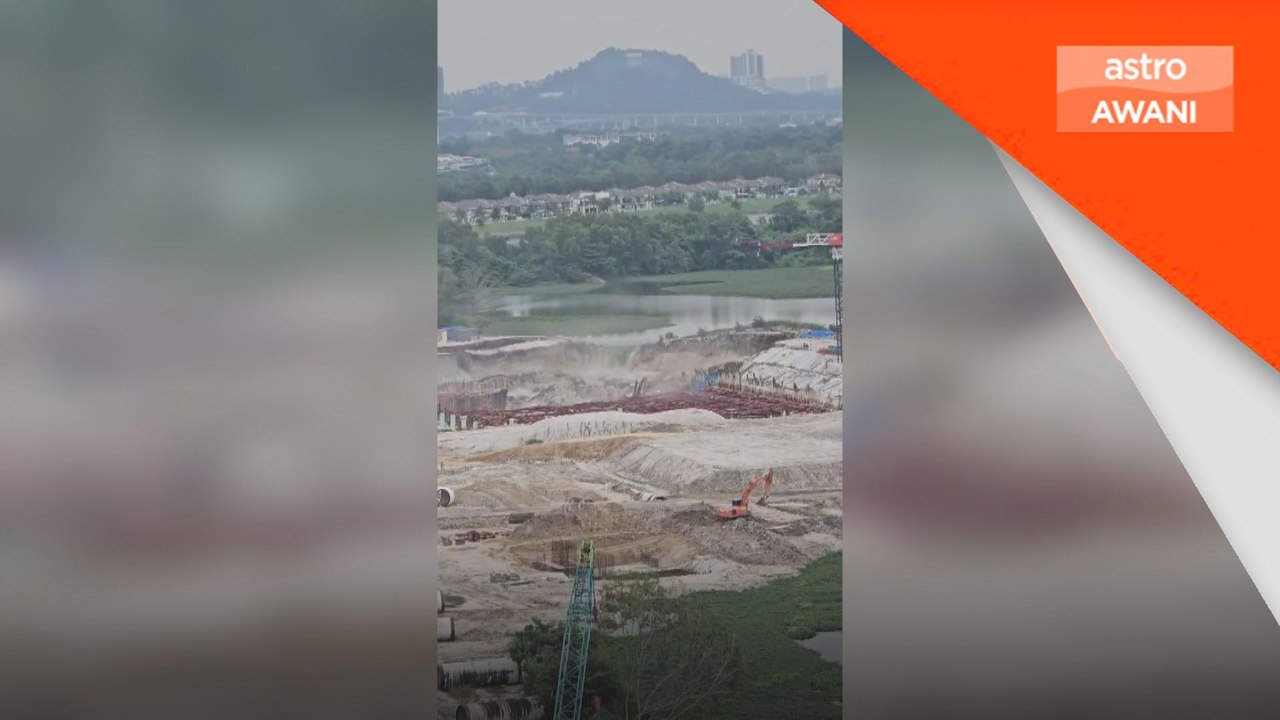 Tebing sungai runtuh, projek loji rawatan air tenggelam 19 meter