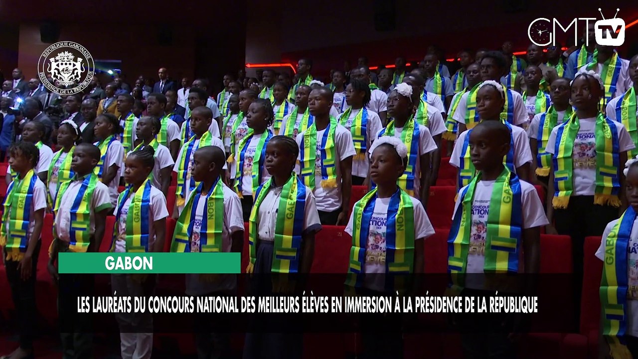 [#Reportage] Gabon : Les Lauréats du Concours national des meilleurs élèves en immersion à la Présidence de la République