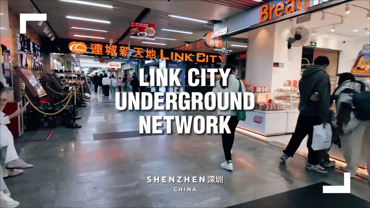 Shenzhen's City Center Metro & Mall Network Link City