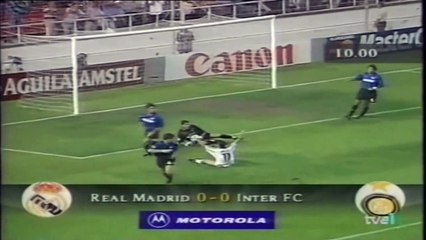 16/9/1998 Real Madrid- F.C. Internazionale (2-0) Champions League