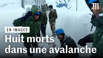 Huit ouvriers meurent dans une avalanche en Inde