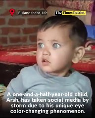 Bulandshahr Toddler Goes Viral for Eye Color Changing with Clothes