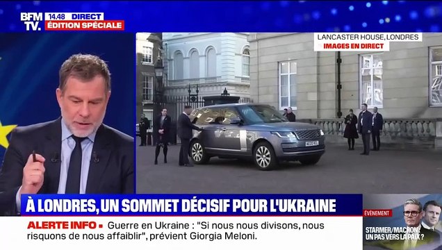 Sommet de Londres: Giorgia Meloni rejoint l'ensemble des dirigeants européens à Lancaster House