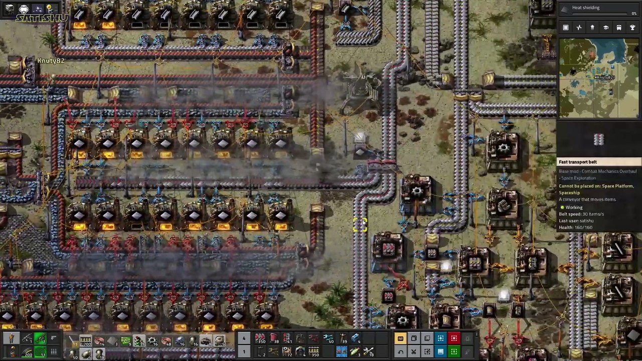 Vorproduktionen, die vor die schmelzen geschaltet werden. | factorio space exploration mod | ep. 24