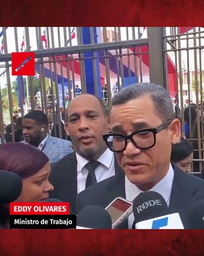 Figuras políticas hablan previo al discurso de Luis Abinader