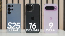 Samsung Galaxy S25 Ultra vs iPhone 16 Pro Max vs Pixel 9 Pro XL, ¿cuál es el rey?