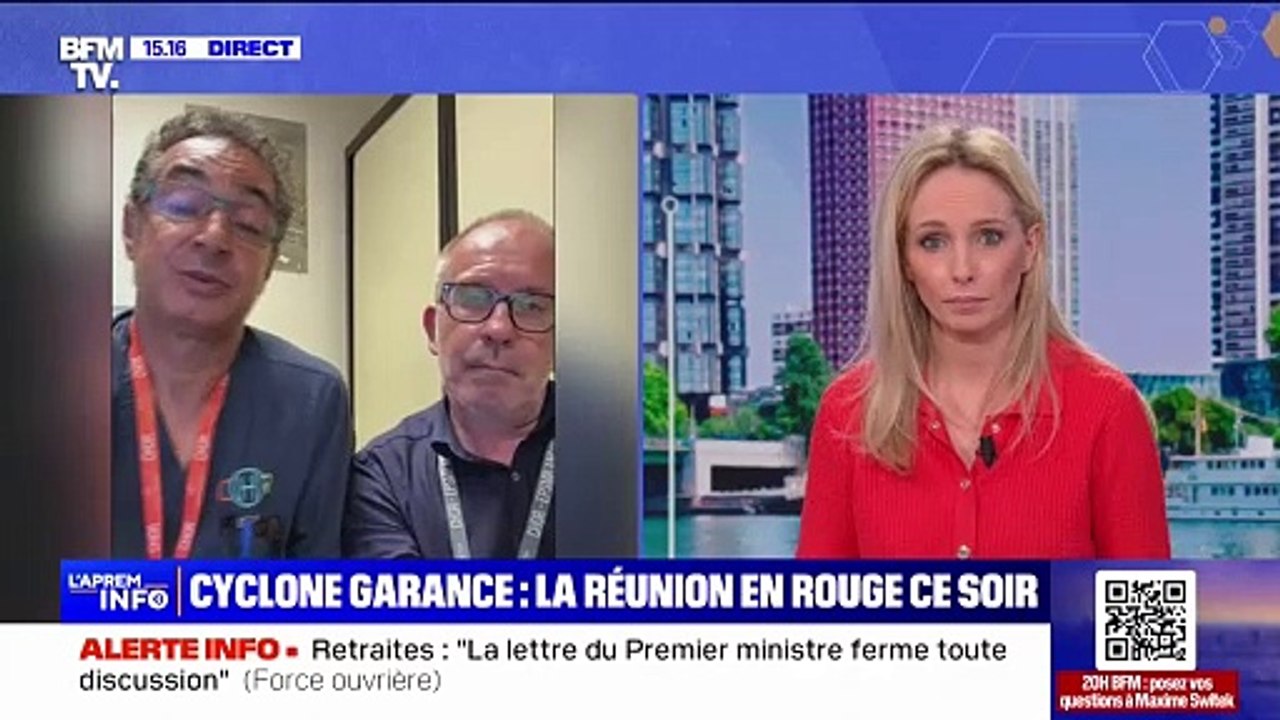 Cyclone Garance: "Tout le monde est sur le pont", explique Rachid Dekkak, président de la Commission médicale du groupement hospitalier de La Réunion