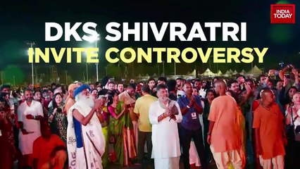 5ive Live: DK Shivakumar meets Sadhguru on Mahashivratri, Congress frowns 
