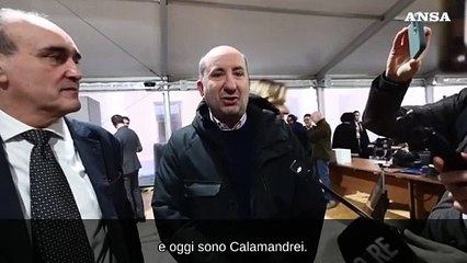 Antonio Albanese tra i magistrati liguri: "Calamandrei lavorava per il futuro"