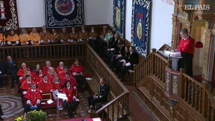 Felipe VI, investido doctor ‘honoris causa’ por la universidad de Alcalá de Henares