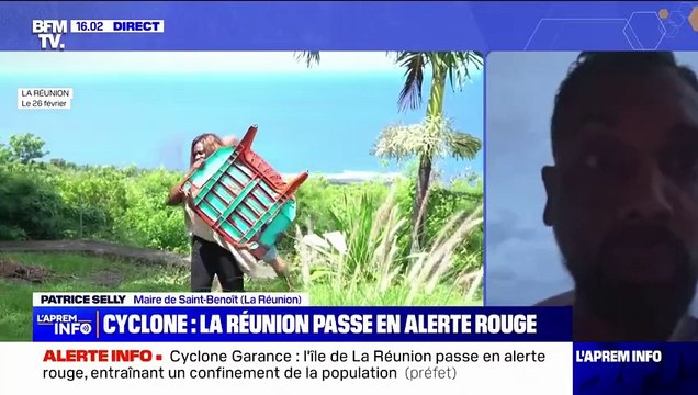 Cyclone Garance: Il faut absolument respecter l'interdiction de circuler , demande Patrice Selly, maire de Saint-Benoit à La Réunion