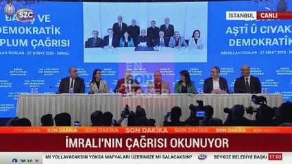 Canlı yayında Öcalan'ın çağrısının ilk Türkçe okunmamasına tepki