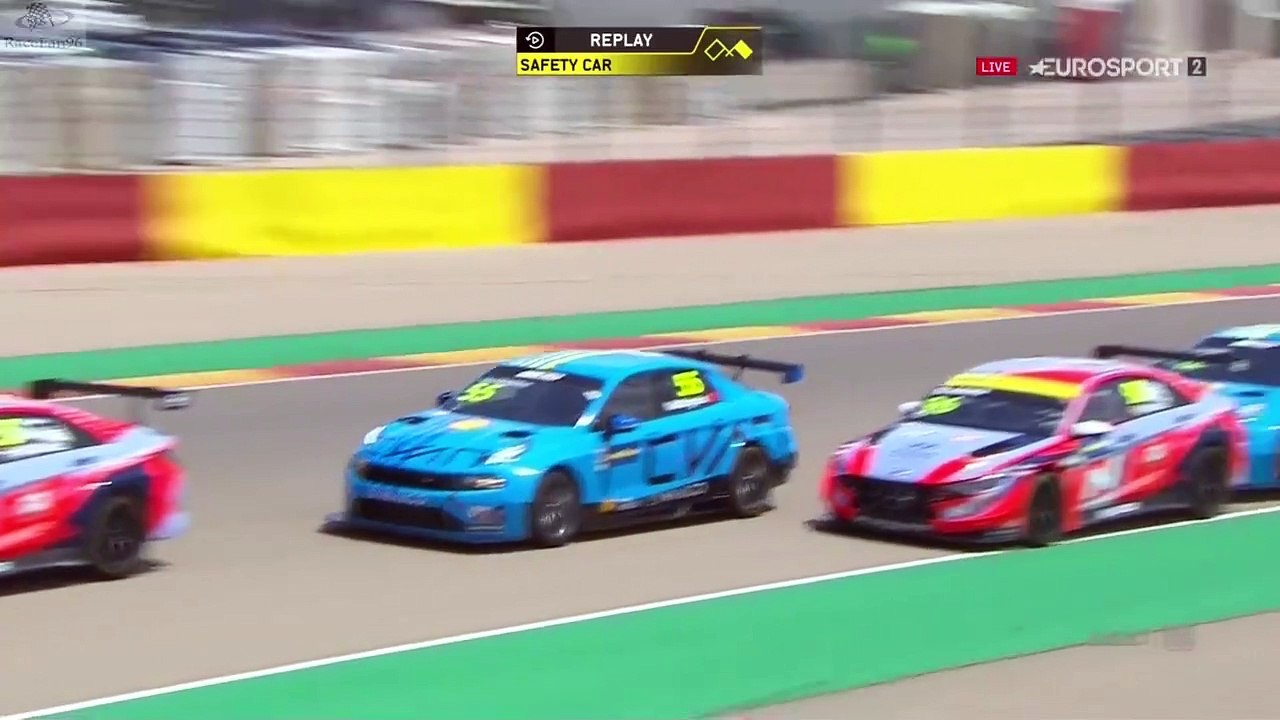 WTCR 2022_Manche 4_Ciudad del Motor de Aragón(Espagne)_Course 2 (en français - Eurosport 2 - France) [RaceFan96]