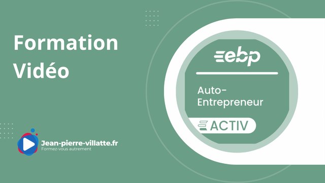 EBP AUTOENTREPRENEUR 2024 : Présentation de la formation