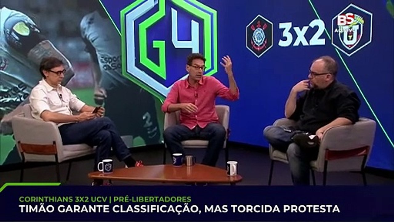 ""ESSE TIME DO CORINTHIANS NÃO SABE JOGAR SOB PRESSÃO", CRITICOU ARNALDO RIBEIRO NO G4