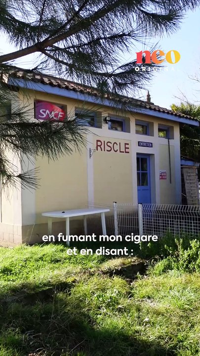 Guy vit dans une ancienne gare SNCF