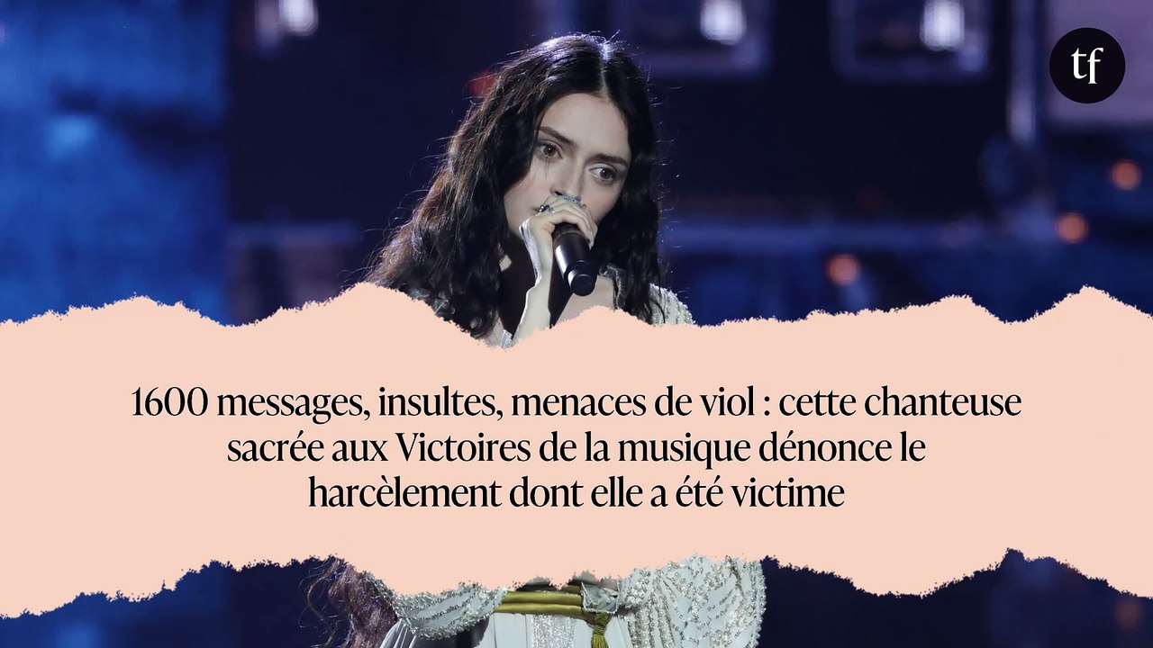 1600 messages, insultes, menaces de viol : cette chanteuse sacrée aux Victoires de la musique dénonce le harcèlement dont elle a été victime