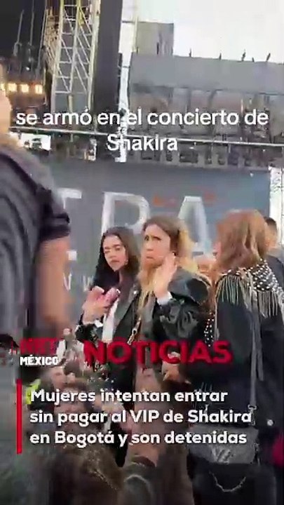 Un grupo de amigas intentó ingresar sin pagar a la zona VIP del concierto de Shakira en Bogotá, pero otro grupo de mujeres se percató de la jugada y evitó que lograran su cometido. El intento de “colatón” generó reacciones en redes.