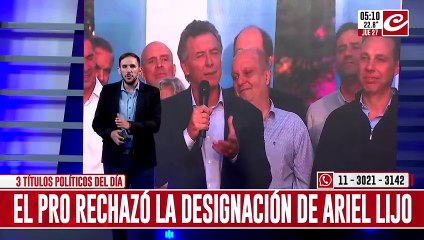 El PRO rechazó la designación de Ariel Lijo