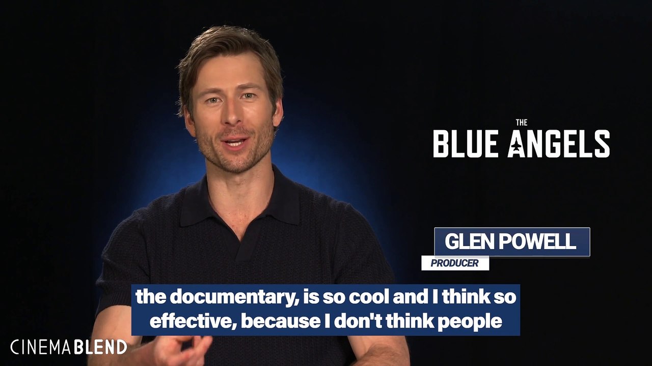 Glen Powell Shares One Wild Aspect About The 'Blue Angels' Documentary ...
