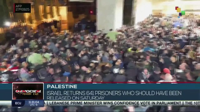 FTS 12:30 27-02: Israel returns 640 Palestinians prisoners