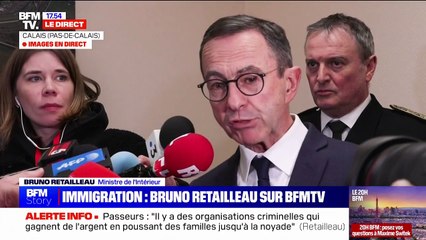 Immigration dans le Pas-de-Calais: "Il faut diminuer l'attractivité du modèle britannique", indique Bruno Retailleau