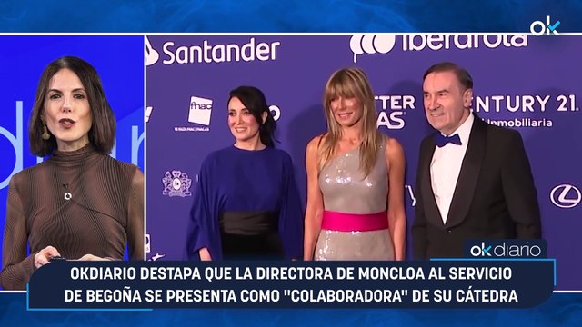 Conexiones OKDIARIO | Luz Sela: OKDIARIO destapa que la directora de Moncloa al servicio de Begoña se presenta como colaboradora de su cátedra