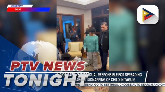 PNP mulls filing of case vs. individual responsible for spreading fake news allegedly about kidnapping of child in Taguig