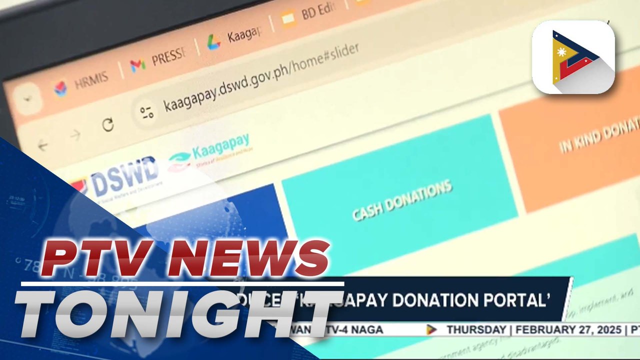 DSWD launches ‘Kaagapay Donations Portal’ for online donations