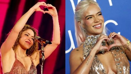 Shakira enalteció a Karol G en su concierto en El Campín: en video dejó claro su cariño